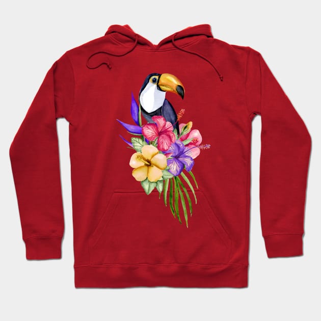 Toucan Hoodie by JuliaBadeeva